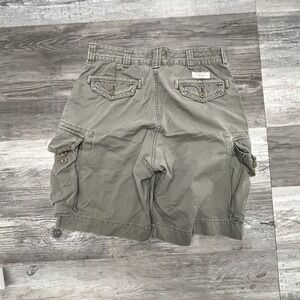 Polo Ralph Lauren Army Cargo Shorts 34 Green Paratrooper Loose Relaxed 10"Inseam